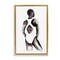 Stupell Industries Beach Day Swimsuit Silhouette Floating Frame, design by Simone Elum